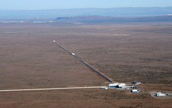 The LIGO detector in Hanford, Washington.